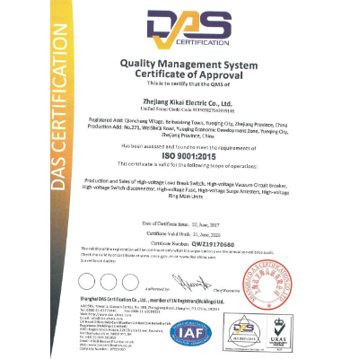 Quality Management System Certification